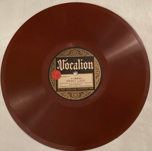 Aeolian Dance Or – 78 rpm Vocalion 14243: Sweet Lady/YERKES SS FLOTILLA OR: Merry Widow Waltzes; E cond
