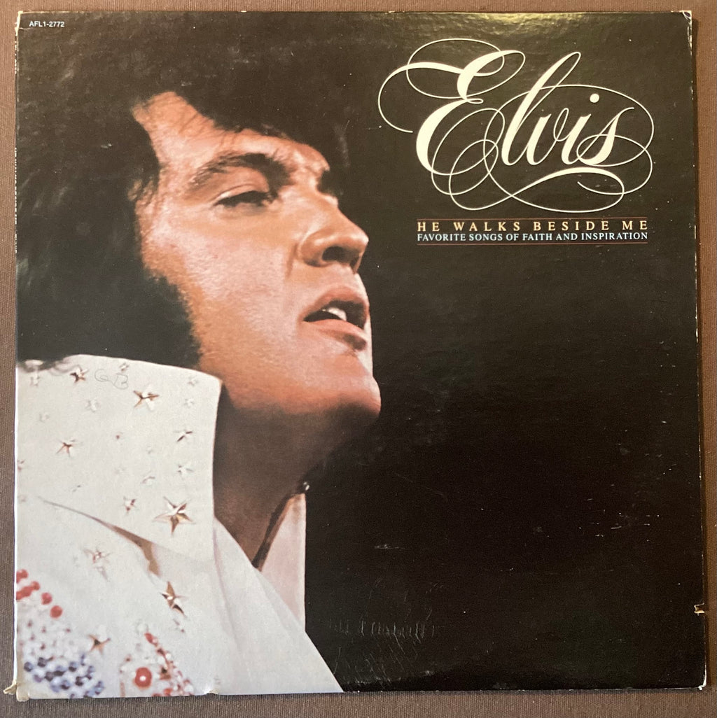 Elvis Presley on LP RCA AFL1-2772: He Walks Beside Me; E/V