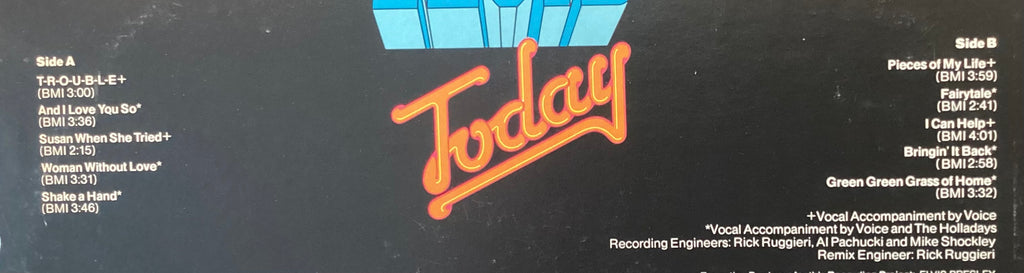 Elvis Presley on RCA APL1-1039: Elvis Today; E/V
