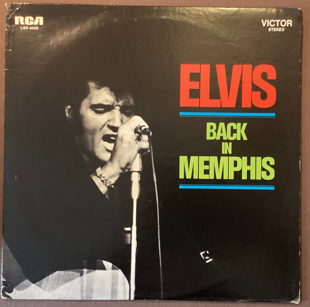 Elvis Presley on LP RCA LSP-4429: Back in Memphis; E/V+