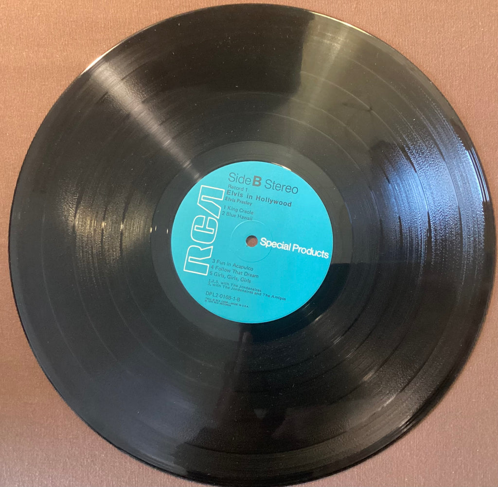 Elvis Presley on LP RCA DPL2-1068: Elvis in Hollywood; E/V
