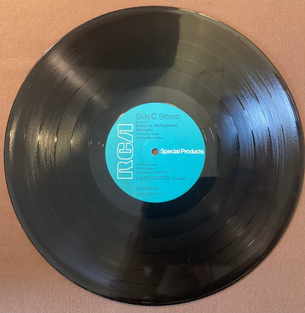 Elvis Presley on LP RCA DPL2-1068: Elvis in Hollywood; E/V