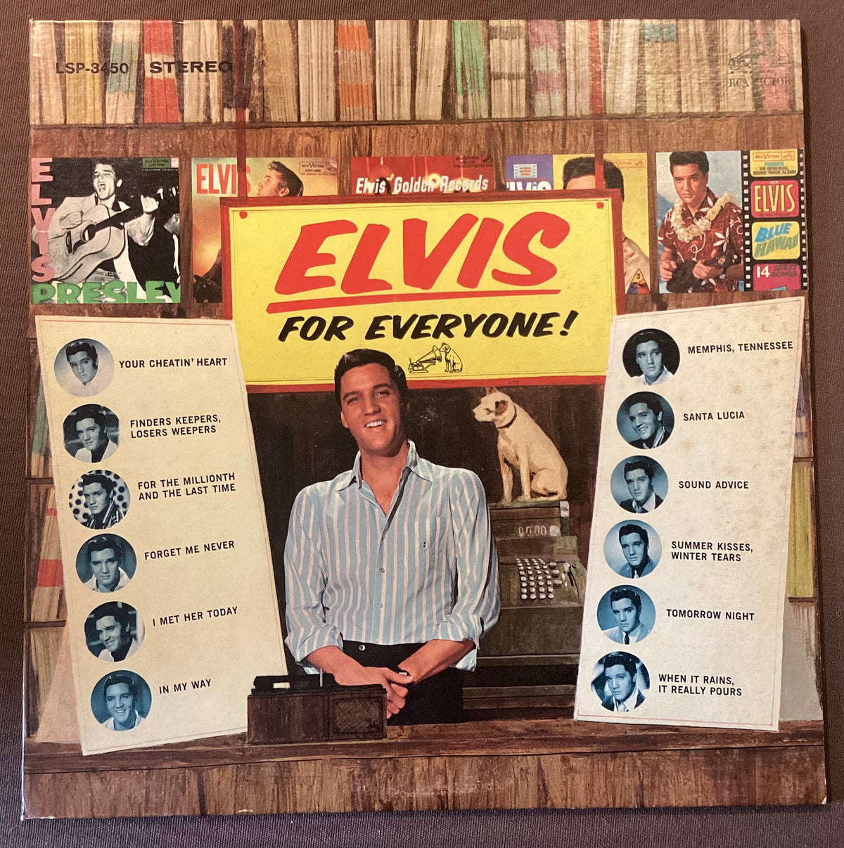 Elvis Presley on LP RCA LSP-3450: Elvis for Everyone!; E/V+