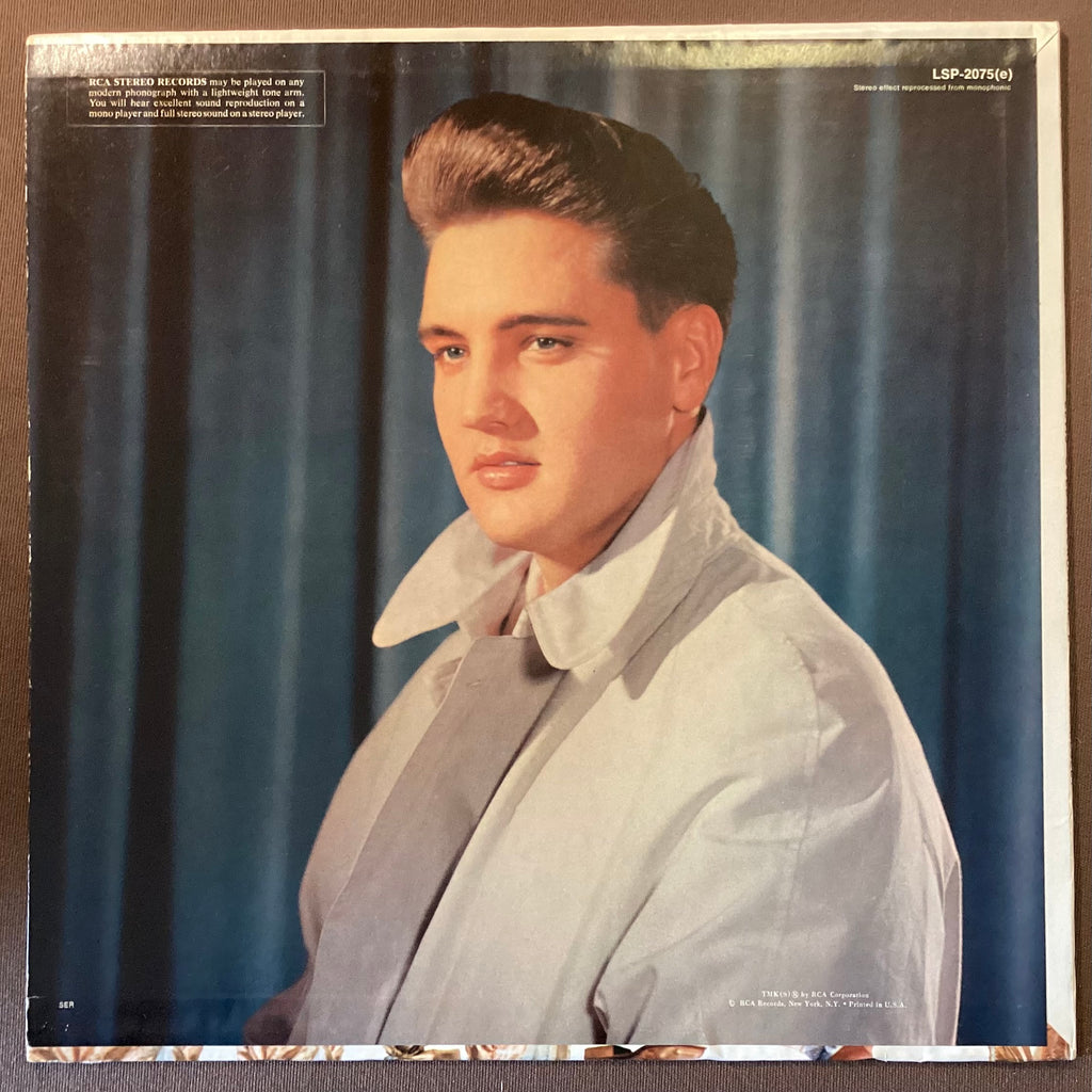 Elvis Presley on LP RCA LSP-2075(e): 50,000,000 Elvis Fans Can’t Be Wrong; E/E