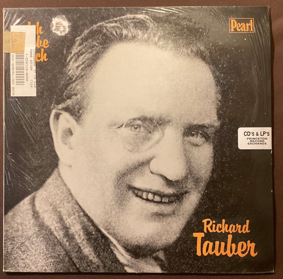 TAUBER, Richard – LP Pearl GEMM263: Ich liebe dich; M/NM