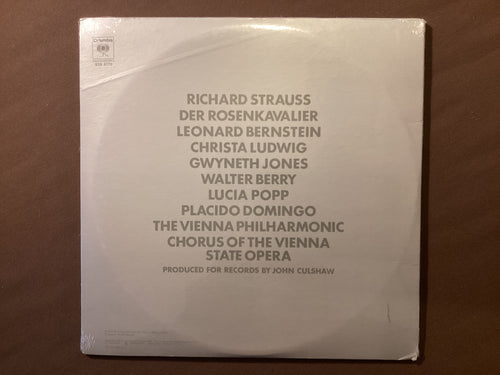 BERNSTEIN, Leonard, Vienna Phil – LP Columbia S2S 5770: STRAUSS Der Rosenkavalier; M/NM
