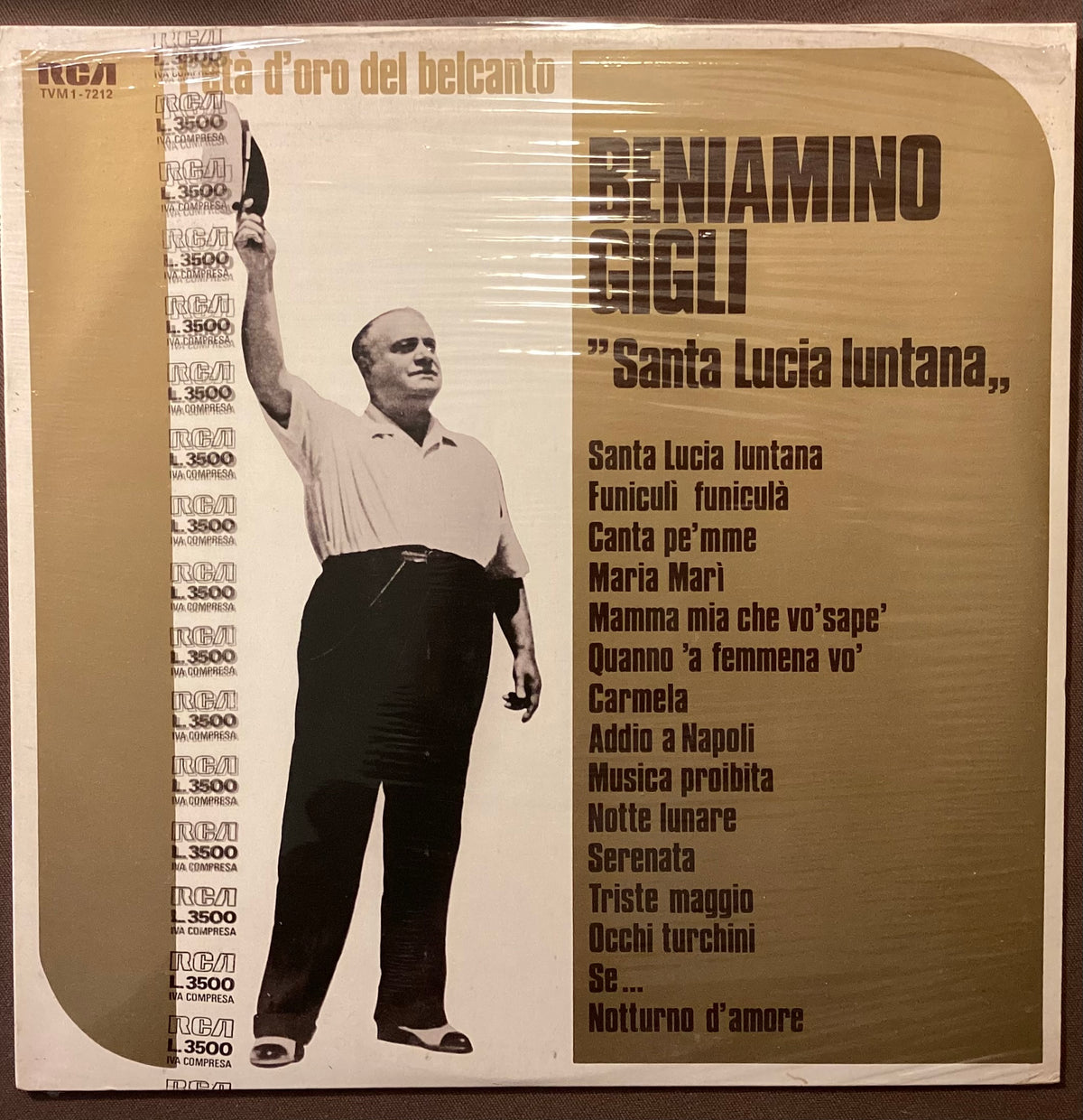 GIGLI, Beniamino – LP RCA TVM1-7212: Santa Lucia luntana; M/NM