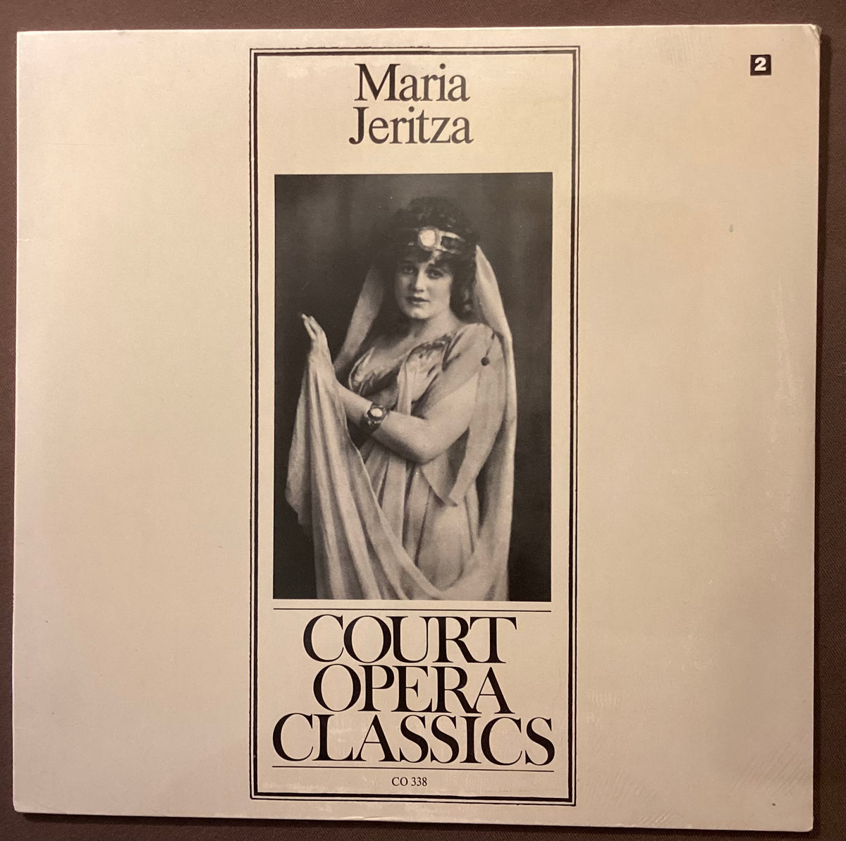 JERITZA, Maria – LP Court Opera Classics CO338: self titled; M/NM