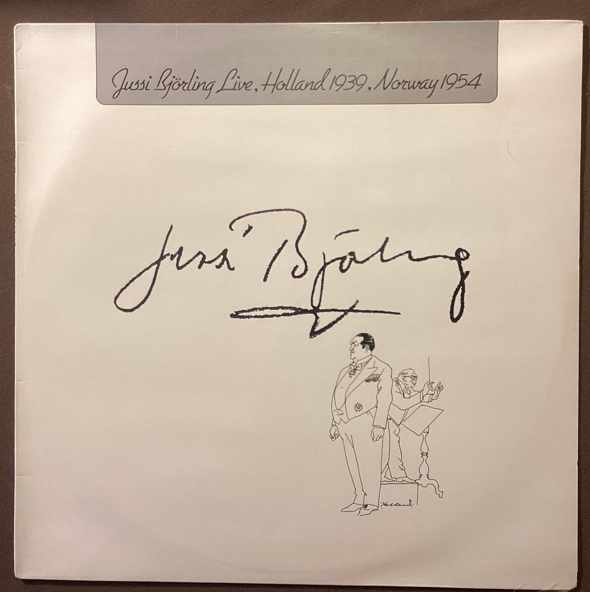 BJOERLING, Jussi – LP Bluebell 163: Live Holland 1939, Norway 1954; M/NM