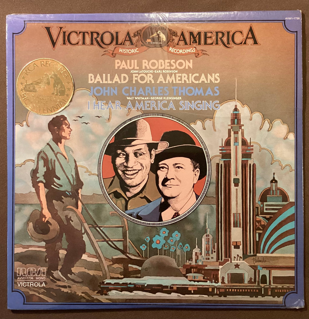 ROBESON, Paul and THOMAS, John Charles – LP RCA AVM1-1738: Ballad for Americans; M/NM