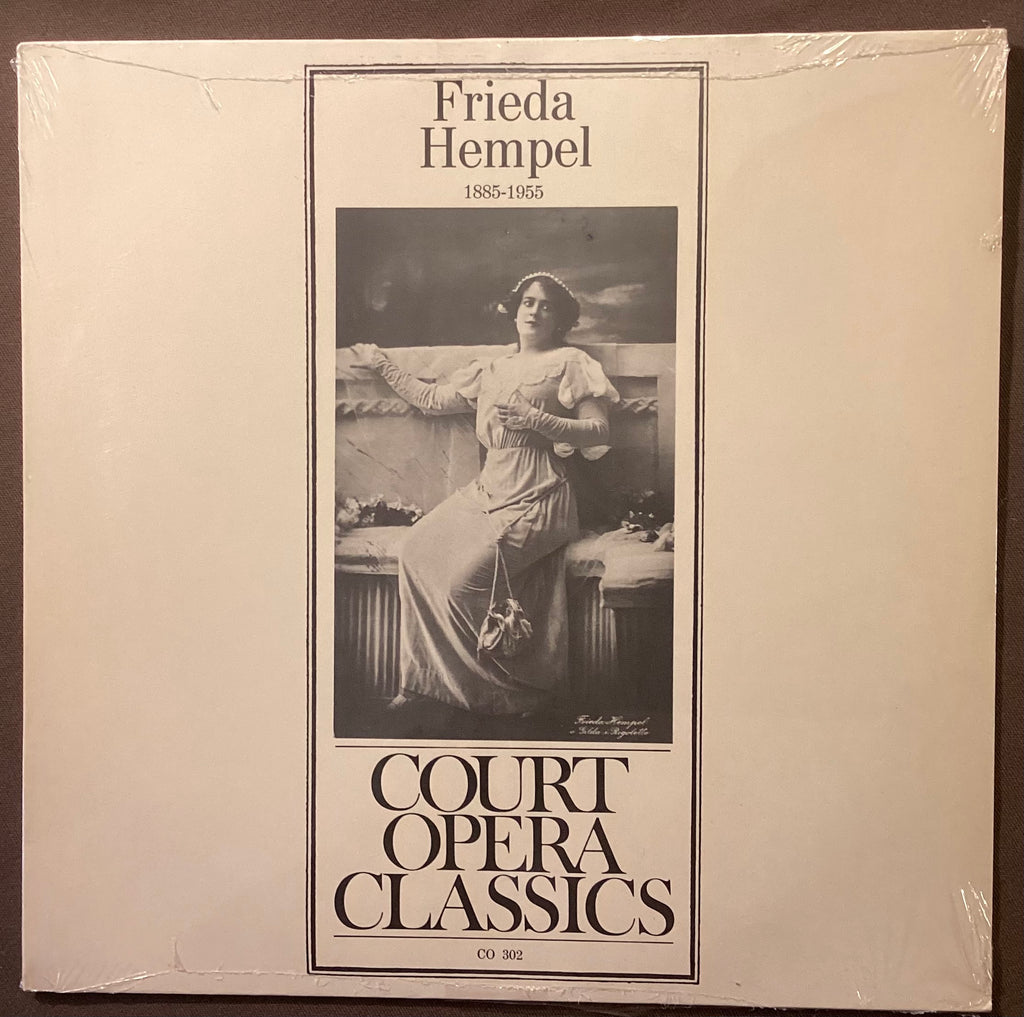 HEMPEL, Frieda – LP Court Opera Classics CO302: self titled; M/NM