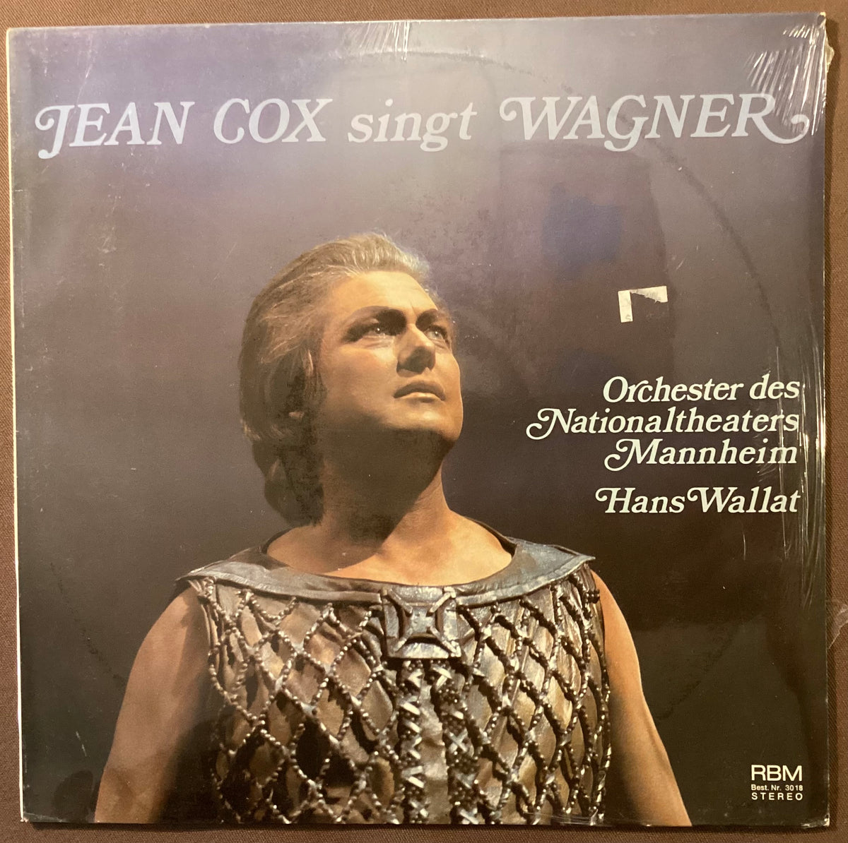 COX, Jean – LP RBM 3018: Jean Cox singt Wagner; M/NM  Disc in M condition, cover NM. In original shrink wrap.