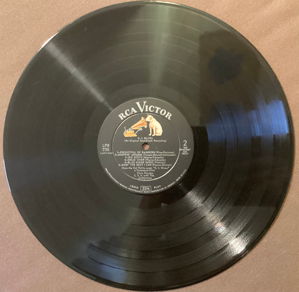 Elvis Presley on LP RCA LPM-2256: Elvis in G.I. Blues; E/E
