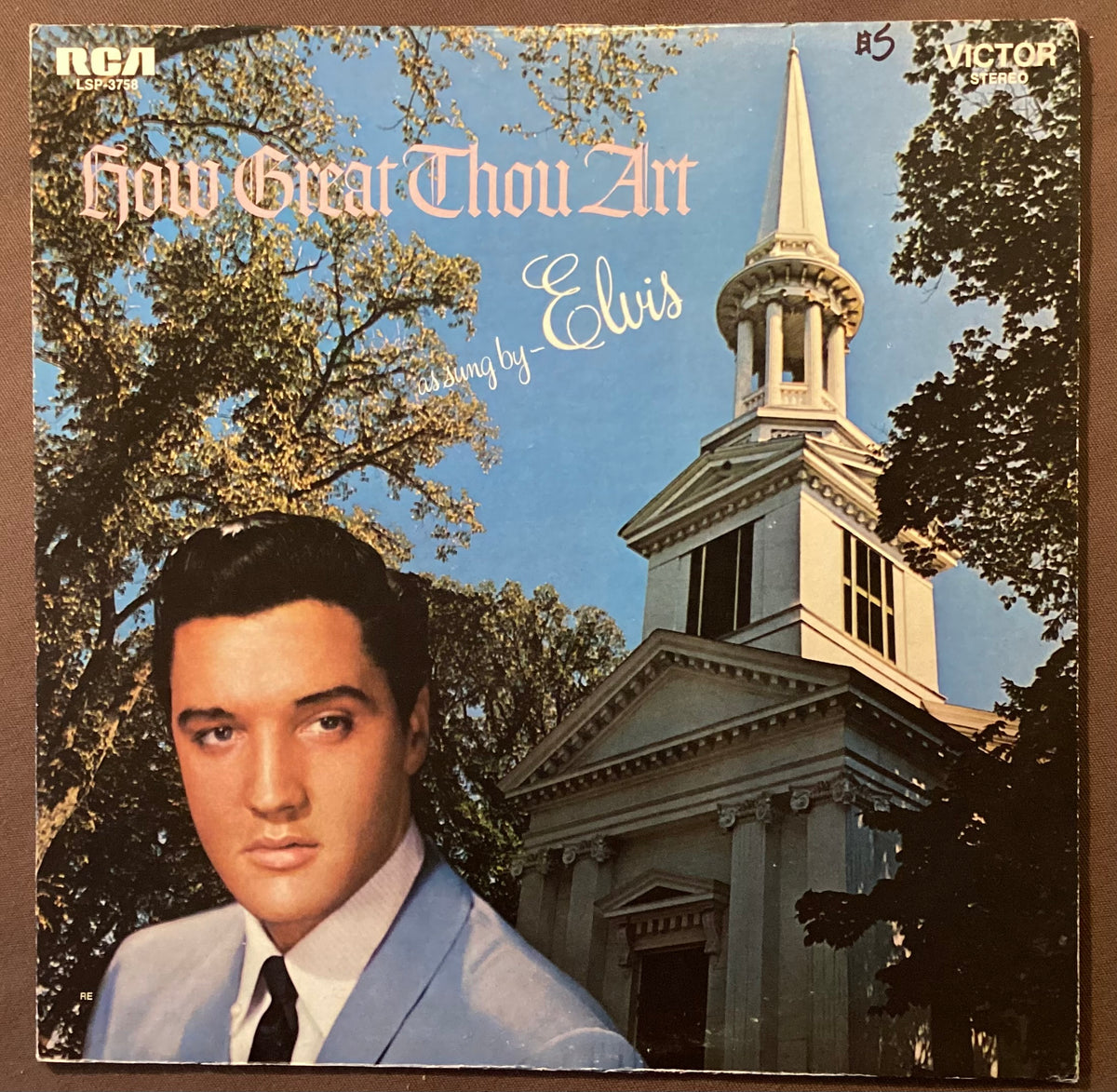 Elvis Presley on LP RCA LSP-3758: How Great Thou Art; E/V+