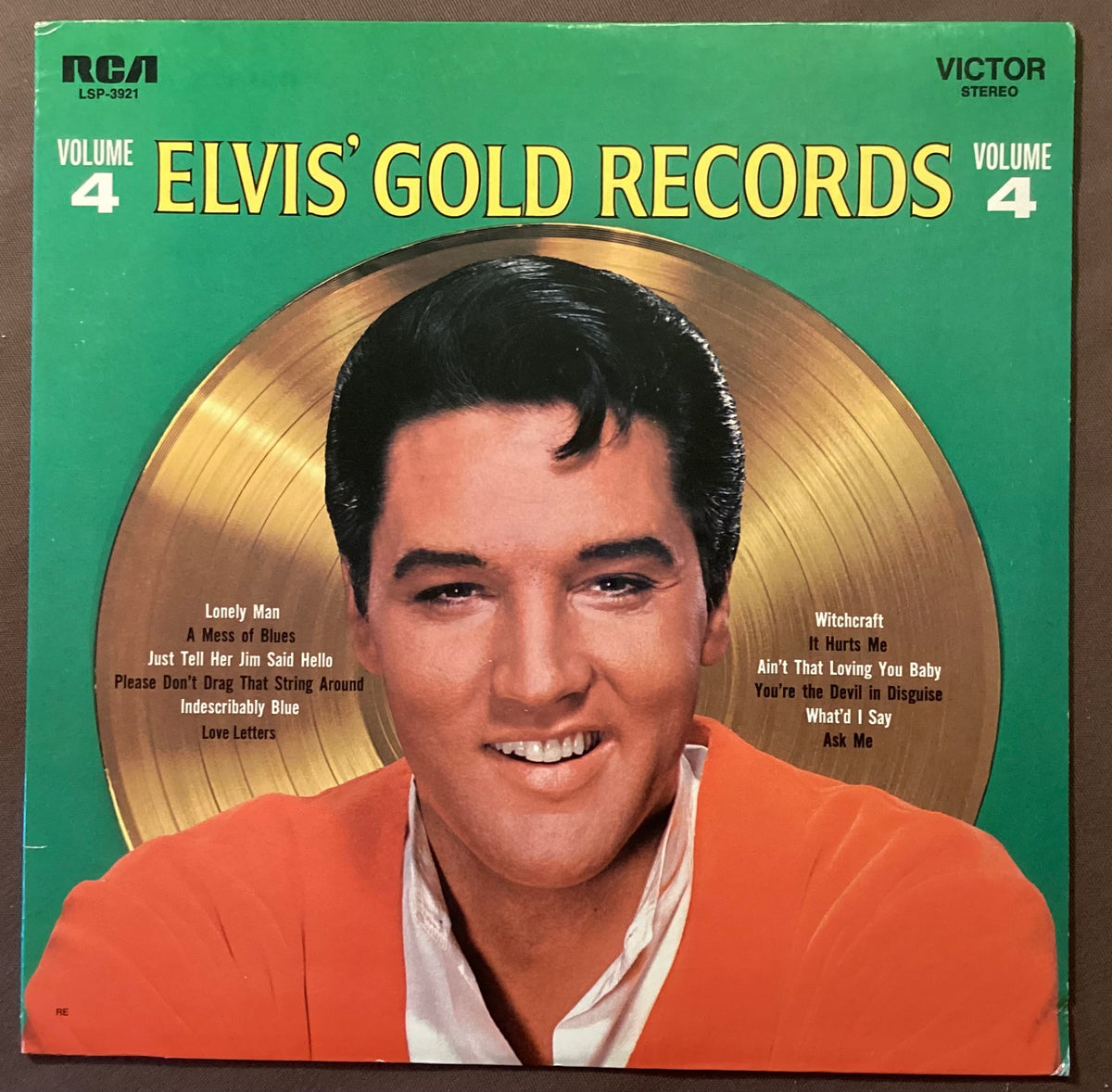 Elvis Presley on LP RCA LSP-3921: Elvis’ Gold Records Vol 4; E/E