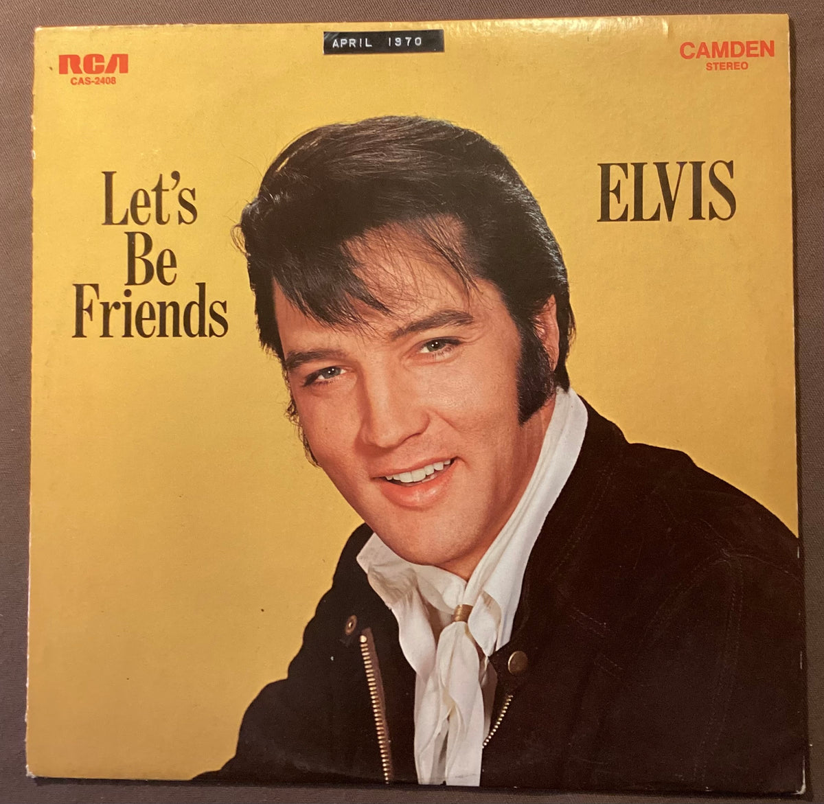 Elvis Presley on LP RCA CAS-2408: Let’s Be Friends; E/V+