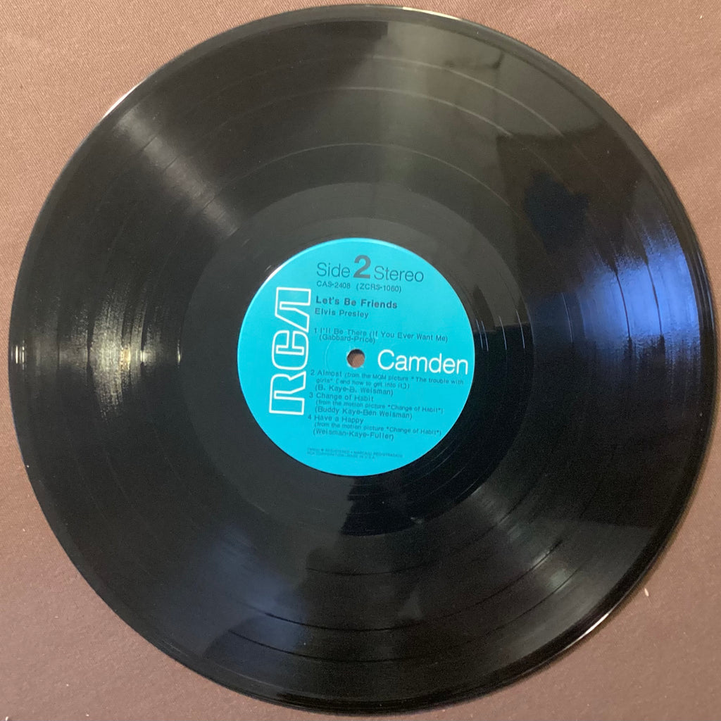 Elvis Presley on LP RCA CAS-2408: Let’s Be Friends; E/V+