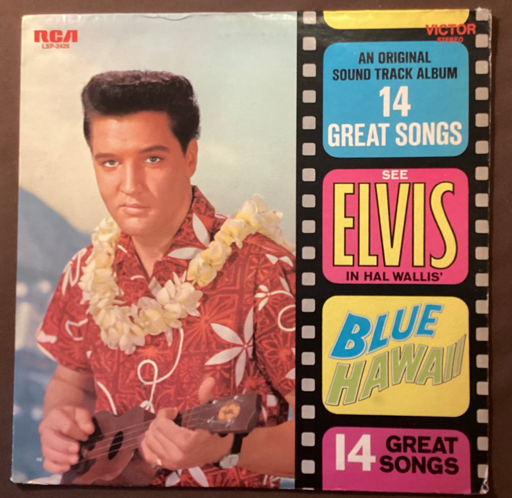 Elvis Presley on LP RCA LSP-2426: Elvis in Blue Hawaii; E/V+