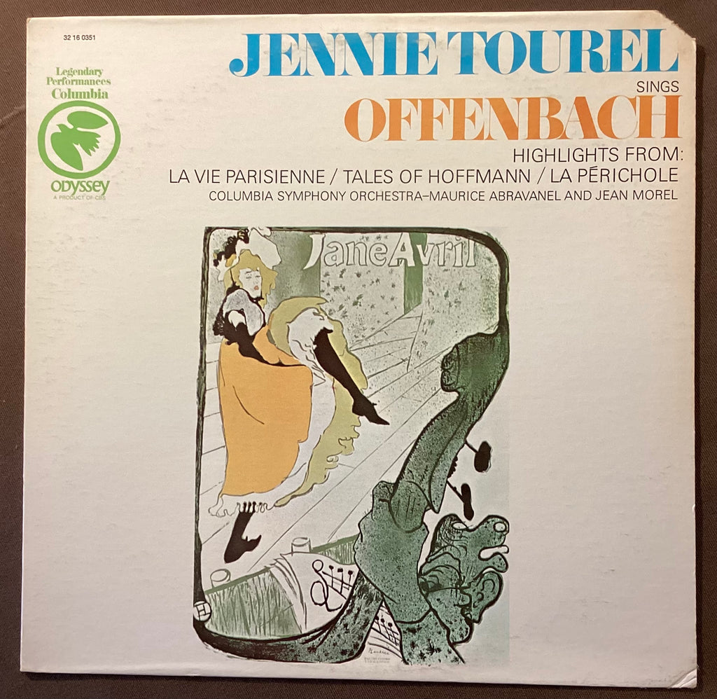 TOUREL, Jennie - LP Columbia Odyssey 32 16 0351: Jennie Tourel sings Offenbach; E/V+