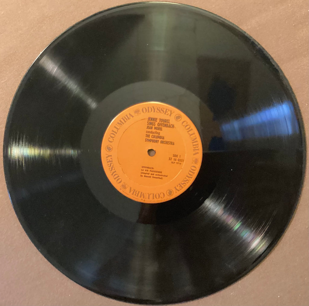 TOUREL, Jennie - LP Columbia Odyssey 32 16 0351: Jennie Tourel sings Offenbach; E/V+
