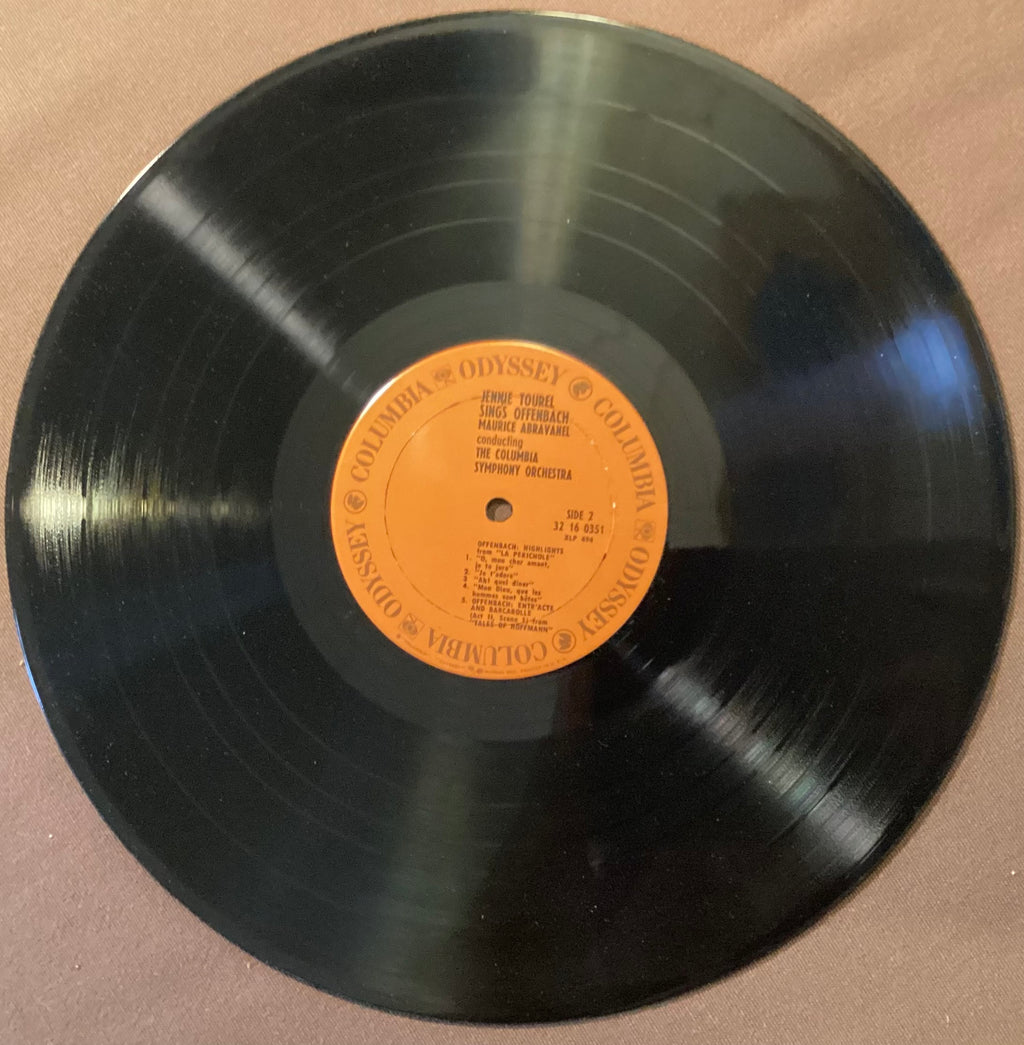 TOUREL, Jennie - LP Columbia Odyssey 32 16 0351: Jennie Tourel sings Offenbach; E/V+