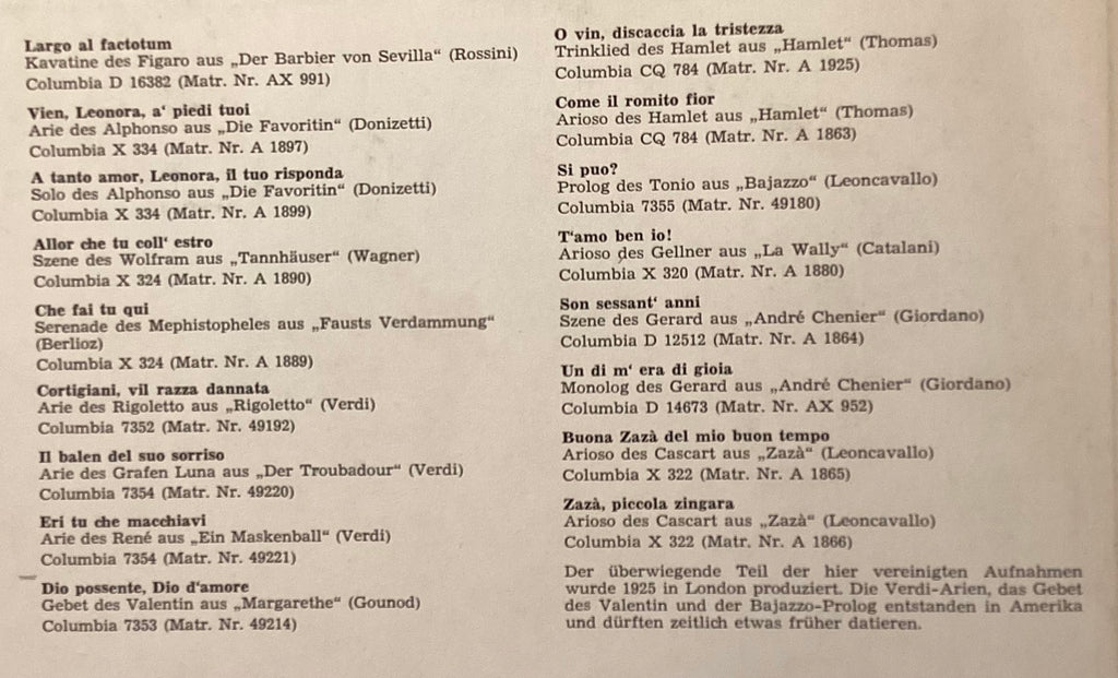 STRACCIARI, Riccardo - LP Lebendige Vergangenheit LV136: self-titled; E/V+