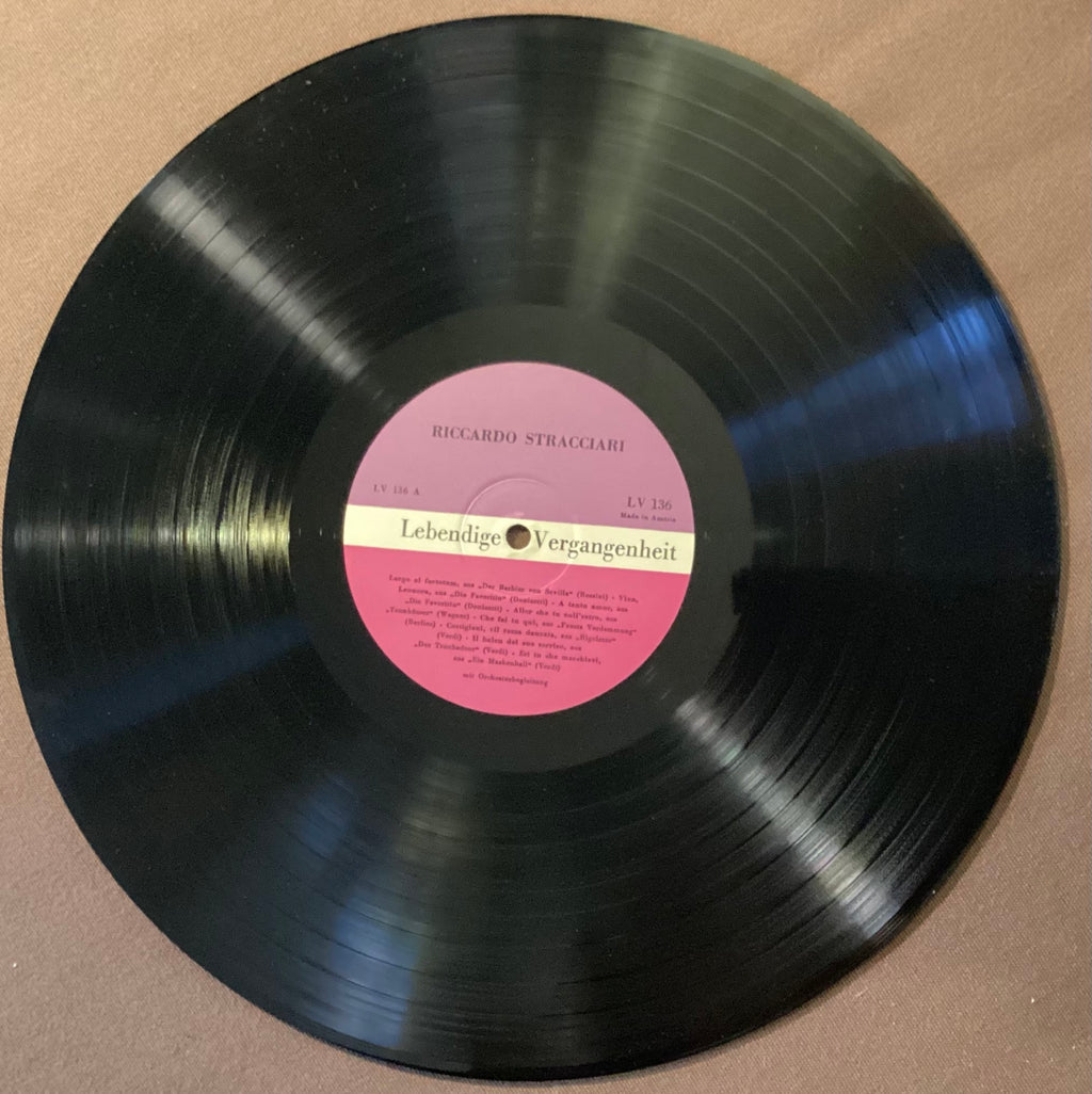 STRACCIARI, Riccardo - LP Lebendige Vergangenheit LV136: self-titled; E/V+
