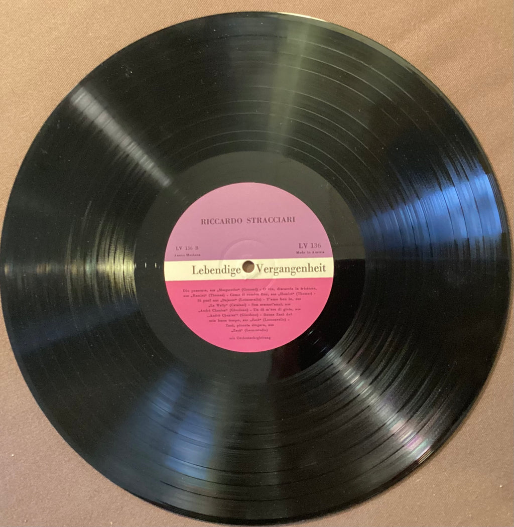 STRACCIARI, Riccardo - LP Lebendige Vergangenheit LV136: self-titled; E/V+