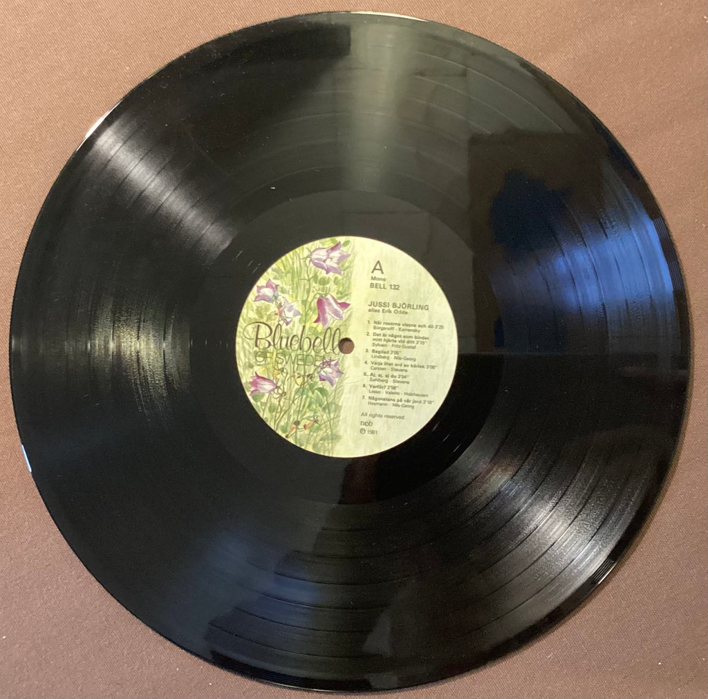 BJÖRLING, Jussi - LP Bluebell 132: alias Erik Odde; E/V