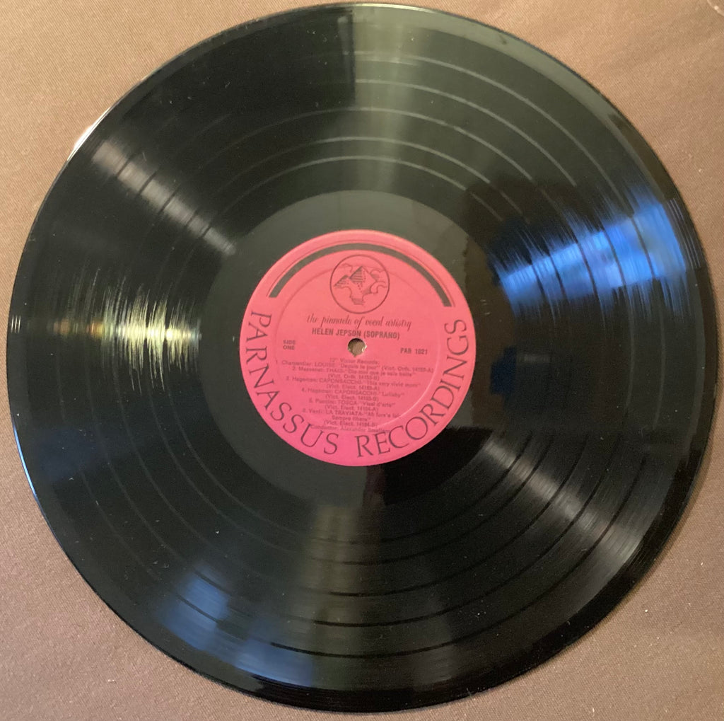 JEPSON, Helen - LP Parnassus PAR1021: self-titled; E/V+