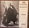 STRACCIARI, Riccardo - LP Rubini GV501: self-titled; E/V+