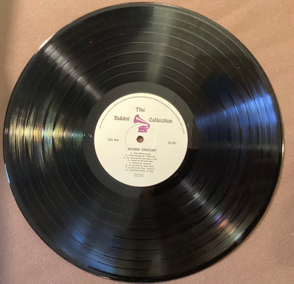 STRACCIARI, Riccardo - LP Rubini GV501: self-titled; E/V+