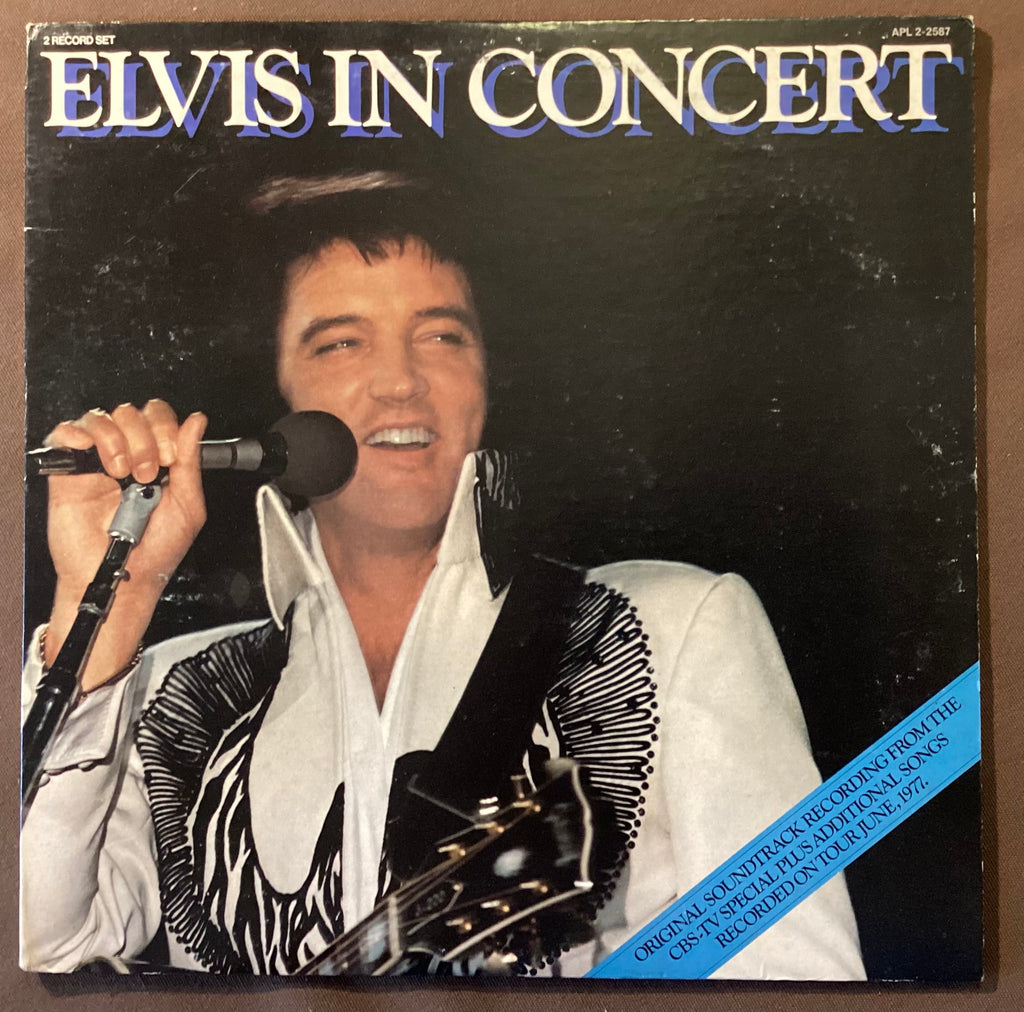 Elvis Presley on LP RCA APL2-2587: Elvis in Concert; V+/V