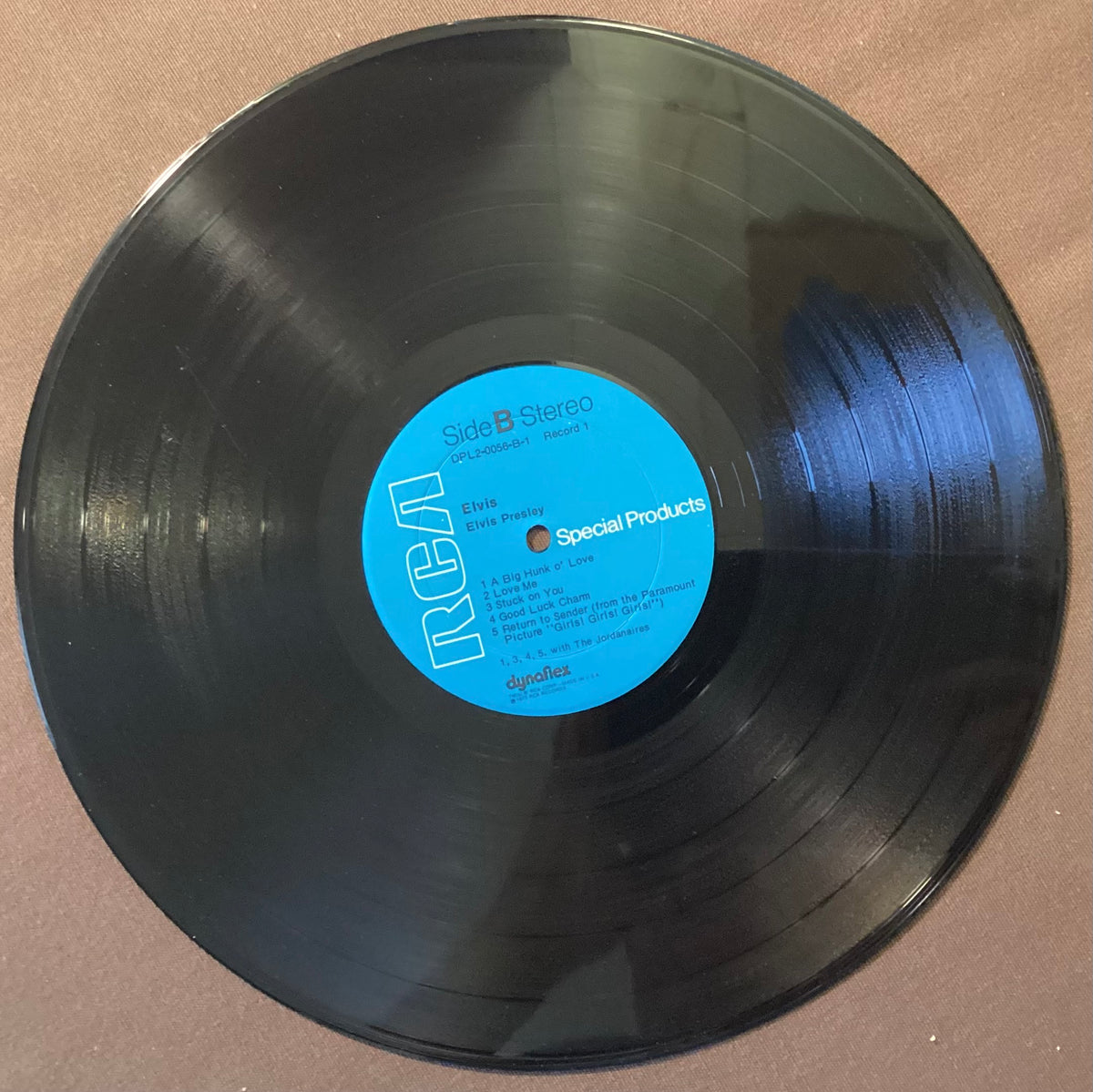Elvis Presley on LP RCA DPL2-0058(e): Elvis; V+/V+
