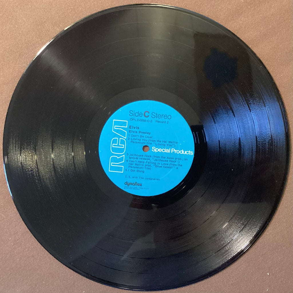 Elvis Presley on LP RCA DPL2-0058(e): Elvis; V+/V+