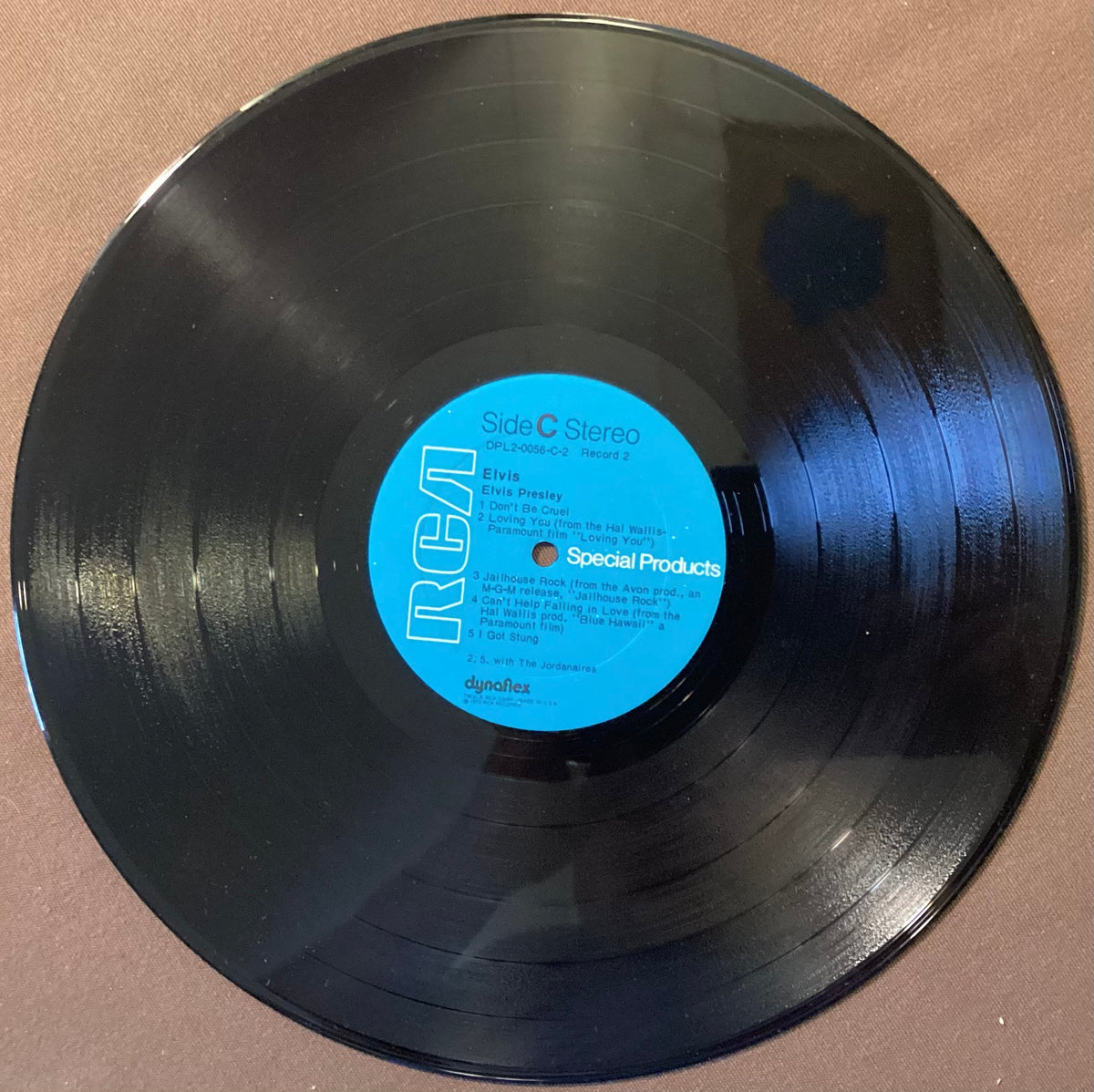 Elvis Presley on LP RCA DPL2-0058(e): Elvis; V+/V+
