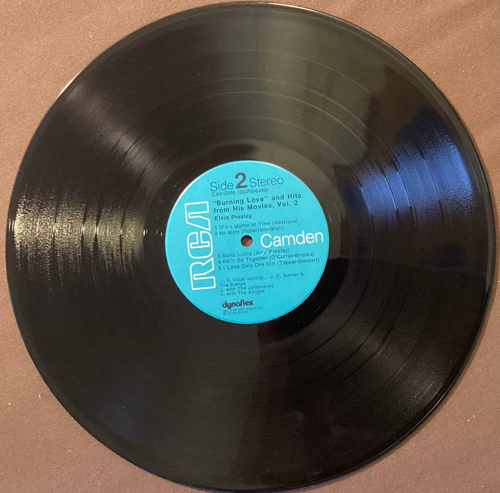 Elvis Presley on LP RCA CAS-2505: Burning Love; V+/V+