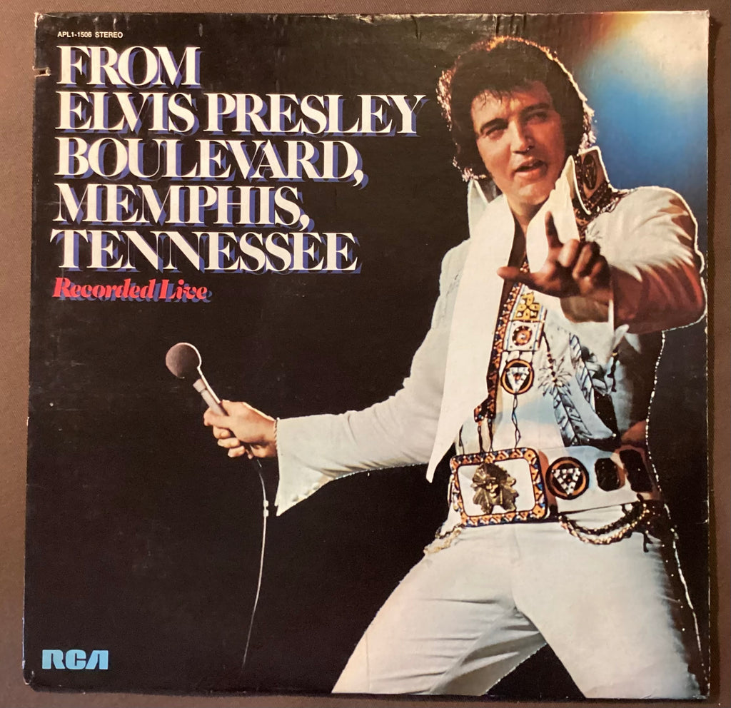 Elvis Presley on LP RCA APL1-1506: From Elvis Presley Boulevard, Memphis, Tennessee; V+/V+
