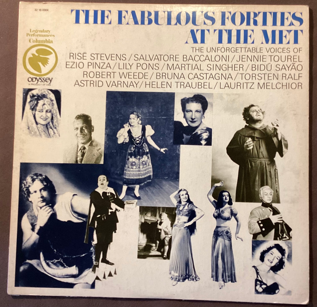 VARIOUS - LP Columbia Odyssey&nbsp;32 16 0304:The Fabulous Forties at the Met; V+/V