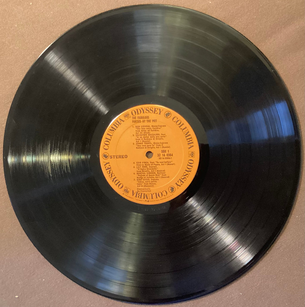 VARIOUS - LP Columbia Odyssey&nbsp;32 16 0304:The Fabulous Forties at the Met; V+/V