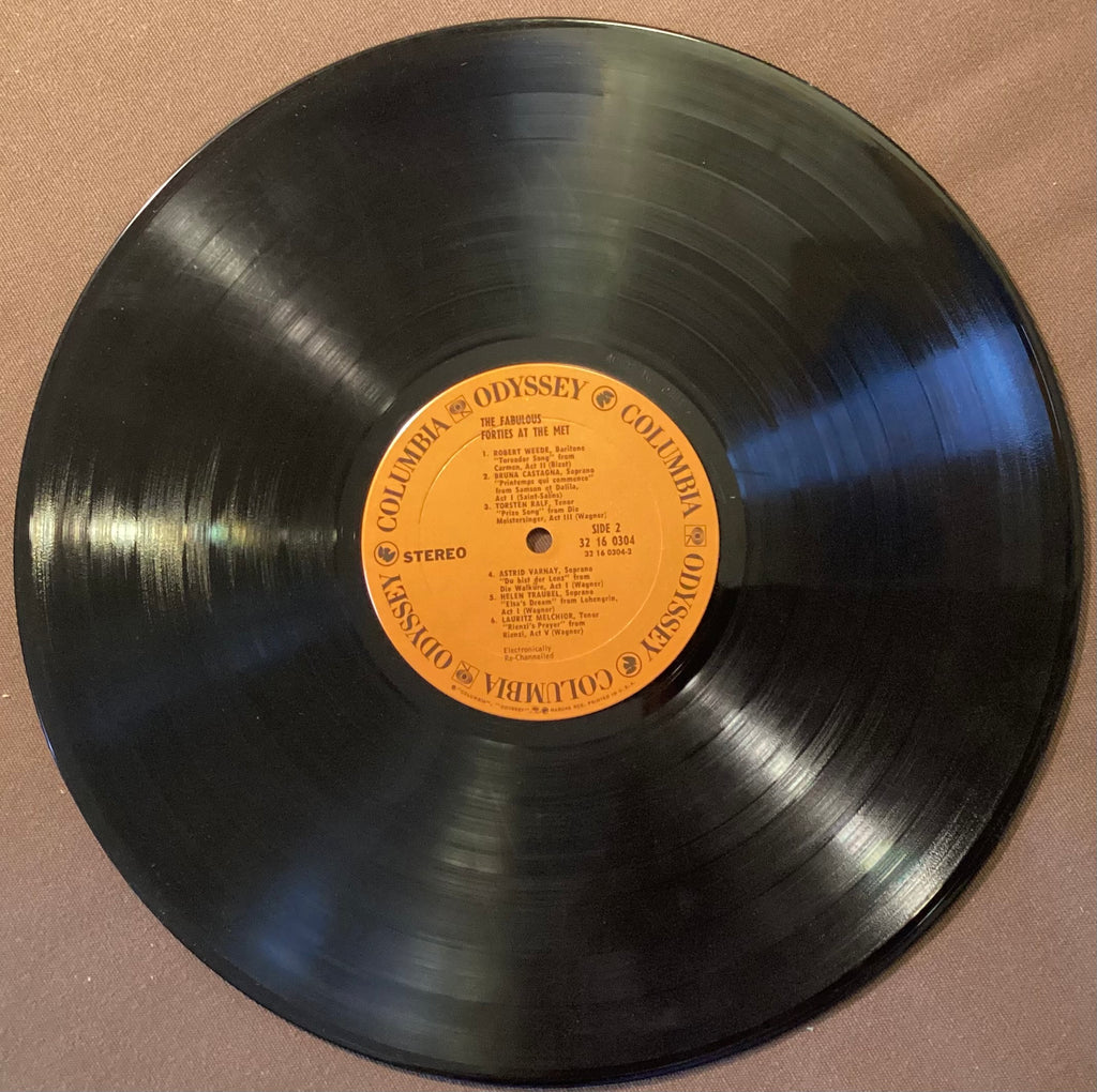 VARIOUS - LP Columbia Odyssey&nbsp;32 16 0304:The Fabulous Forties at the Met; V+/V