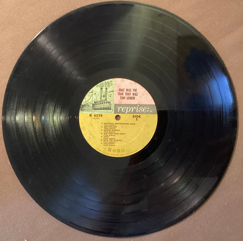 LEHRER, Tom - LP Reprise R-6179: That Was the Year That Was; V+/V