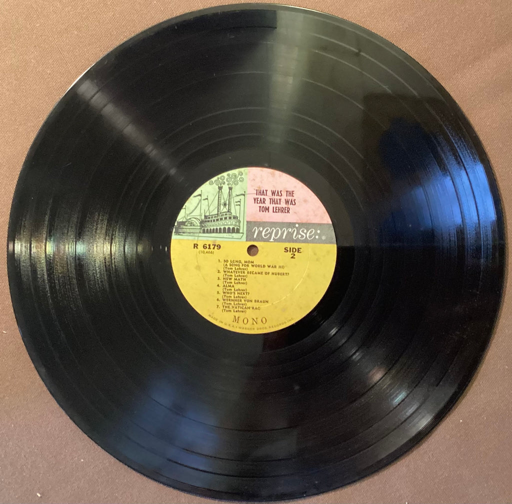LEHRER, Tom - LP Reprise R-6179: That Was the Year That Was; V+/V