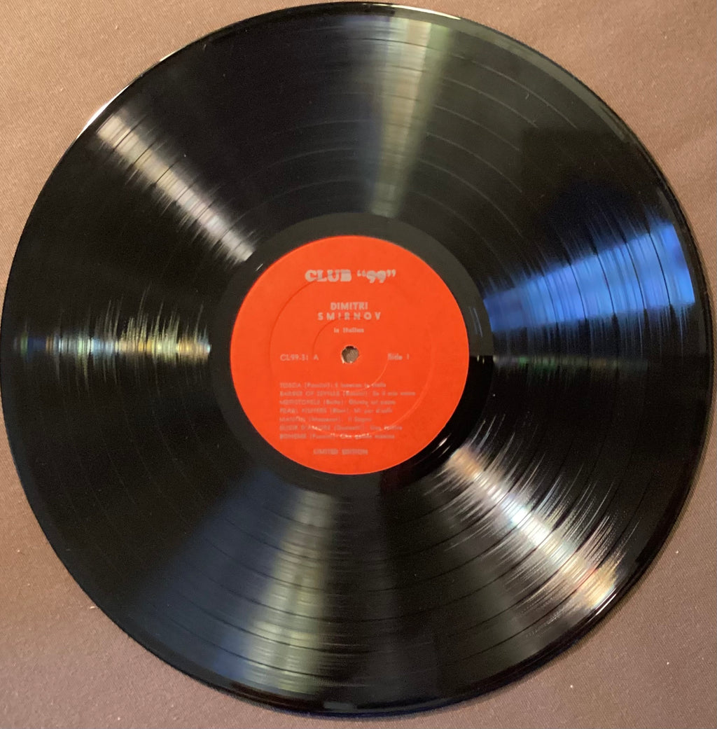 SMIRNOV, Dmitri - LP Club 99 CL 99-31: self-titled; V+/V+