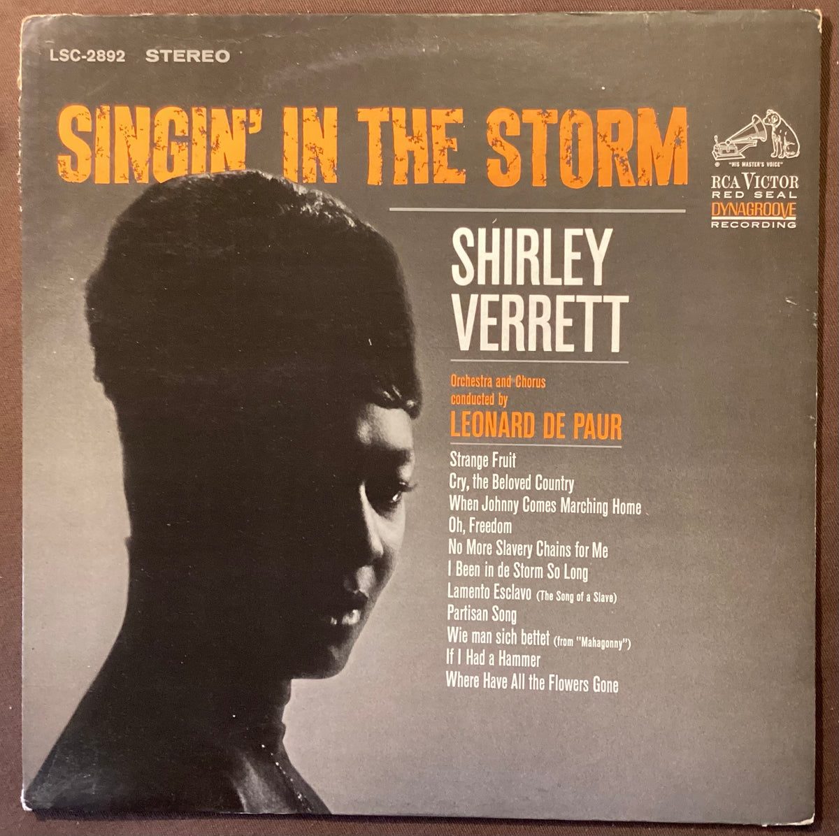 VERRETT, Shirley - LP RCA LSC-2892: Singin’ in the Storm; V+/V