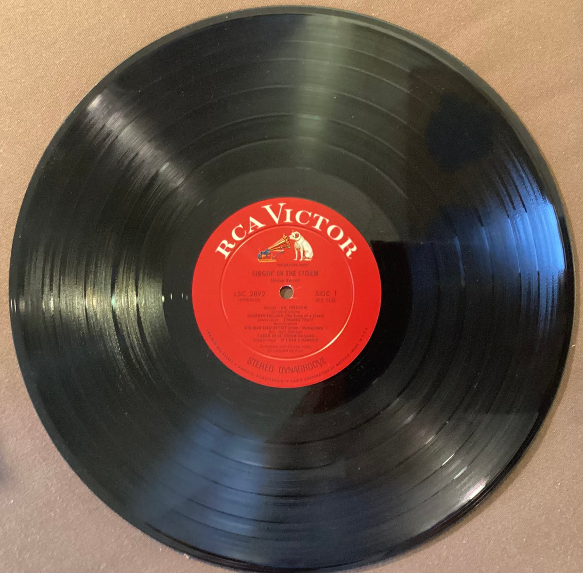 VERRETT, Shirley - LP RCA LSC-2892: Singin’ in the Storm; V+/V