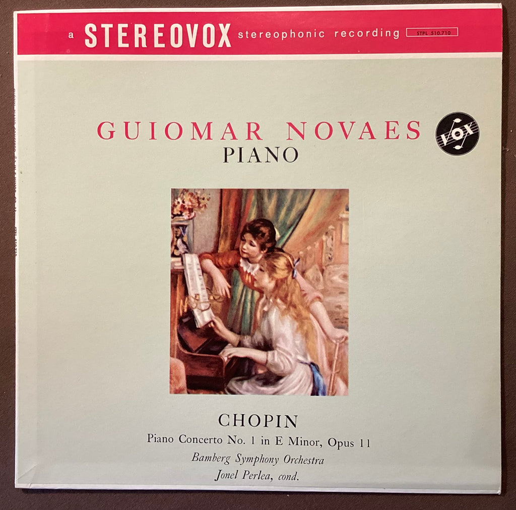 NOVAES, Guiomar - LP Vox STPL 510 710: CHOPIN Concerto No 1 in Em, Op 11; V+/V+