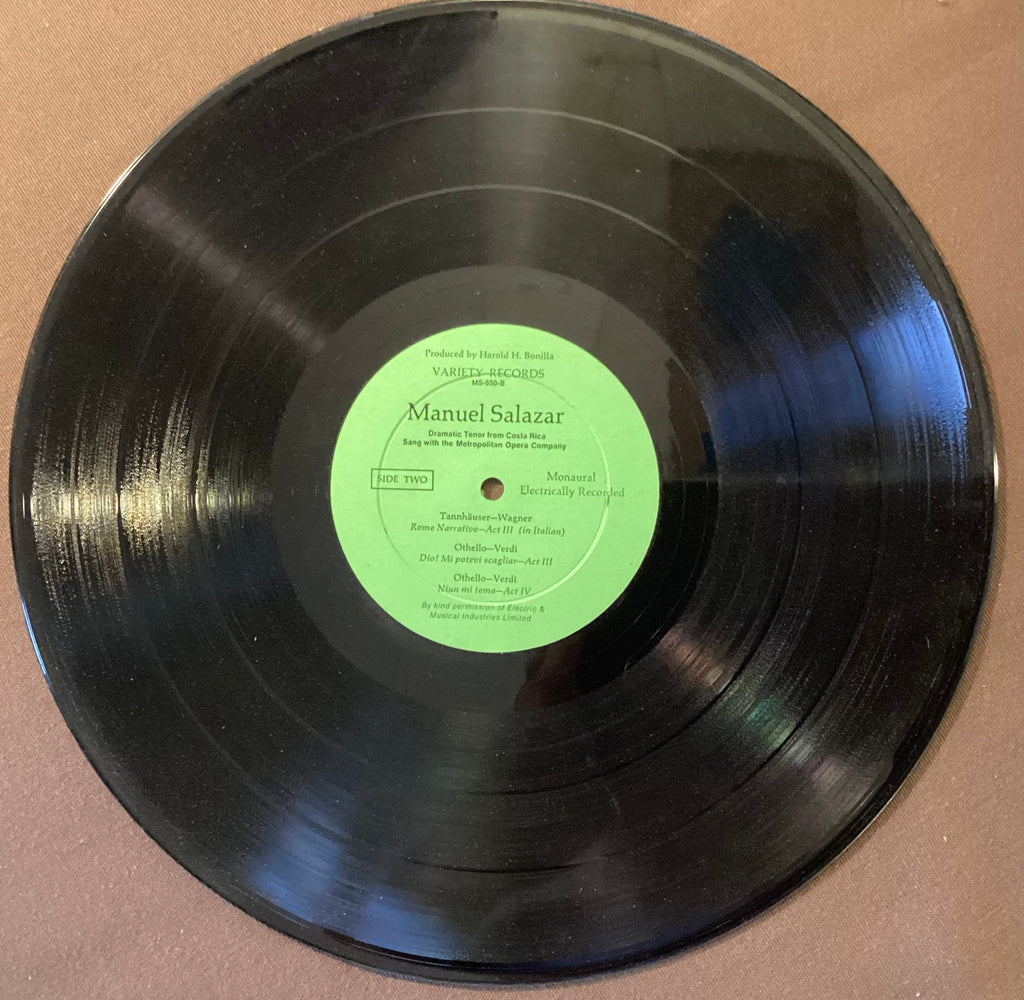 SALAZAR, Manuel - LP Variety MS550: self-titled; V+/V+
