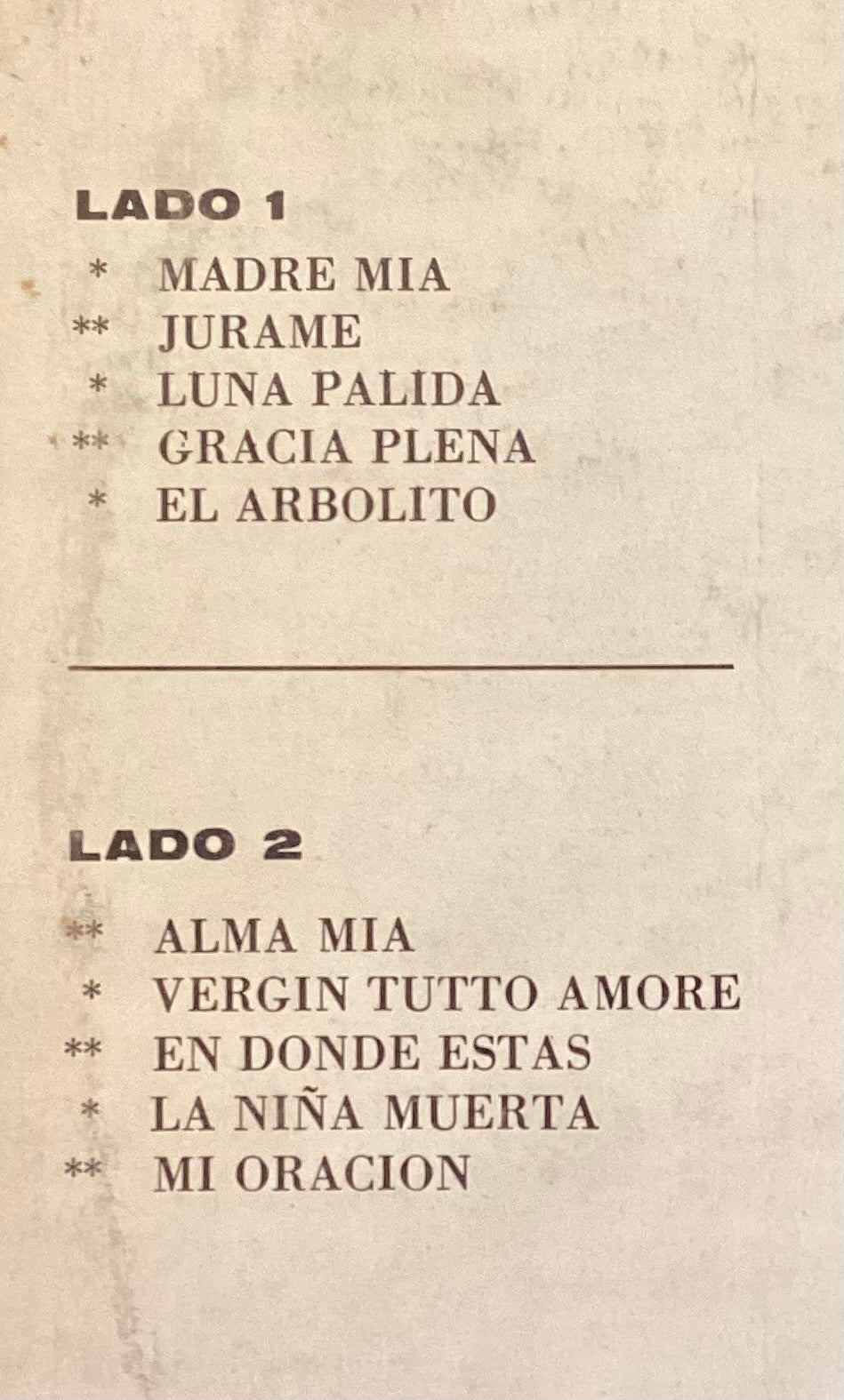 MOJICA, Jose - LP Orfeon 12-163: Mojica Interpreta Éxitos de sus Películas; V+/V